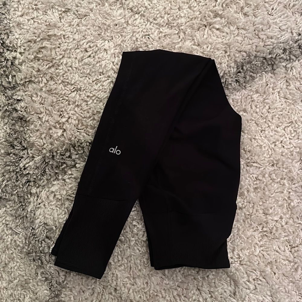 ALO Yoga Alosoft Black 7/8 Legging XS